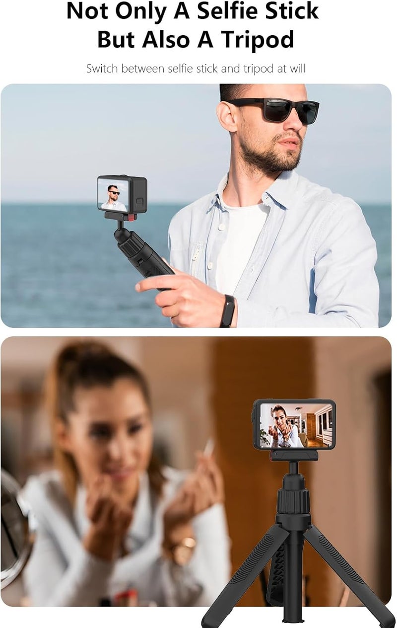 NEOSOU Osmo Action Tripod Stand with Magnetic Quick Release Adapter, 360 Rotation Mini Selfie Stick Extension Rod Handle Grip Monopod for DJI Osmo 360 Osmo Action 5 Pro 4 3 Accessories - Image 4